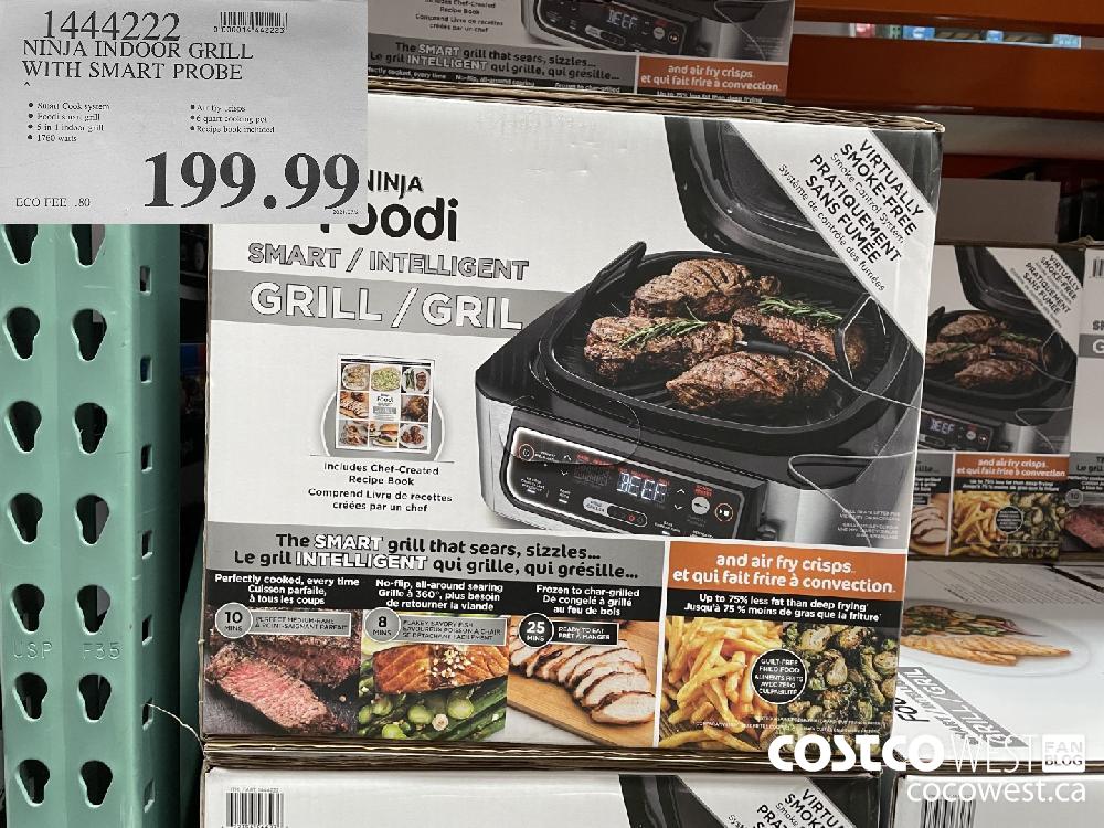 1444222 NINJA INDOOR GRILL WITH SMART PROBE $199.99