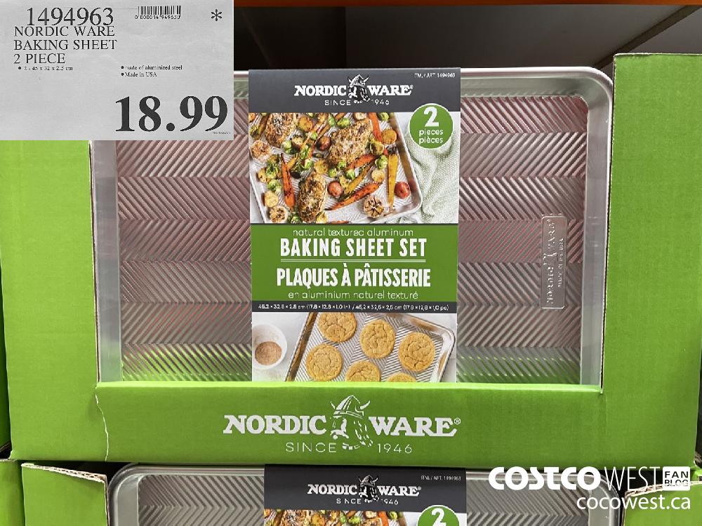 1494963 NORDIC WARE BAKING SHEET 2 PIECE $18.99