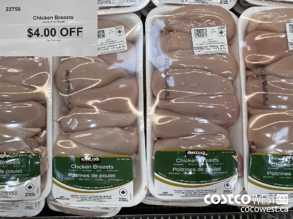 22756 Chicken Breasts ($4.00 INSTANT SAVINGS)