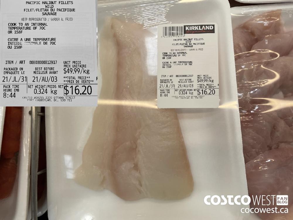 12917 PACIFIC HALIBUT FILLETS $49.99