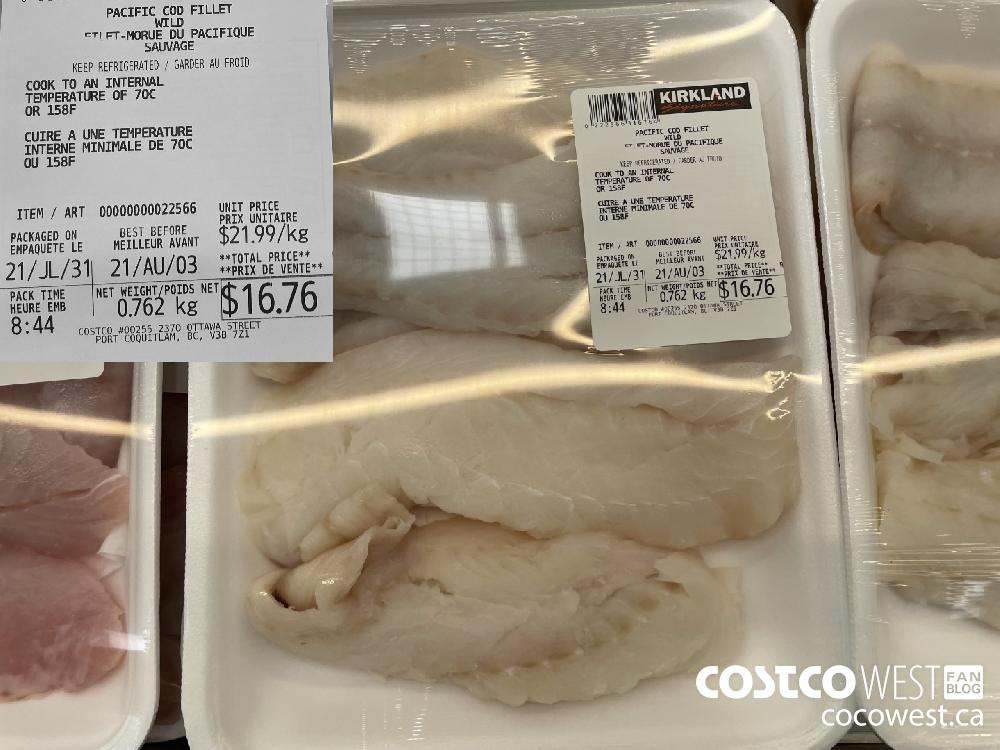 22566 PACIFIC COD FILLET WILD $21.99