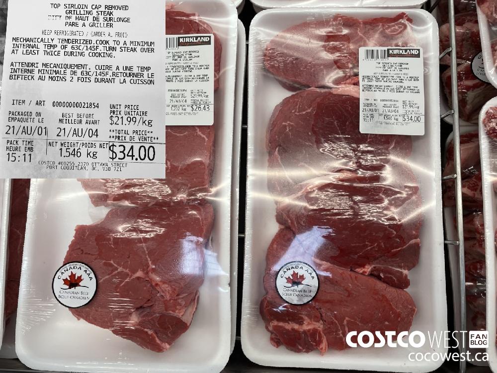 21854 TOP SIRLOIN CAP REMOVED GRILLING STEAK $21.99