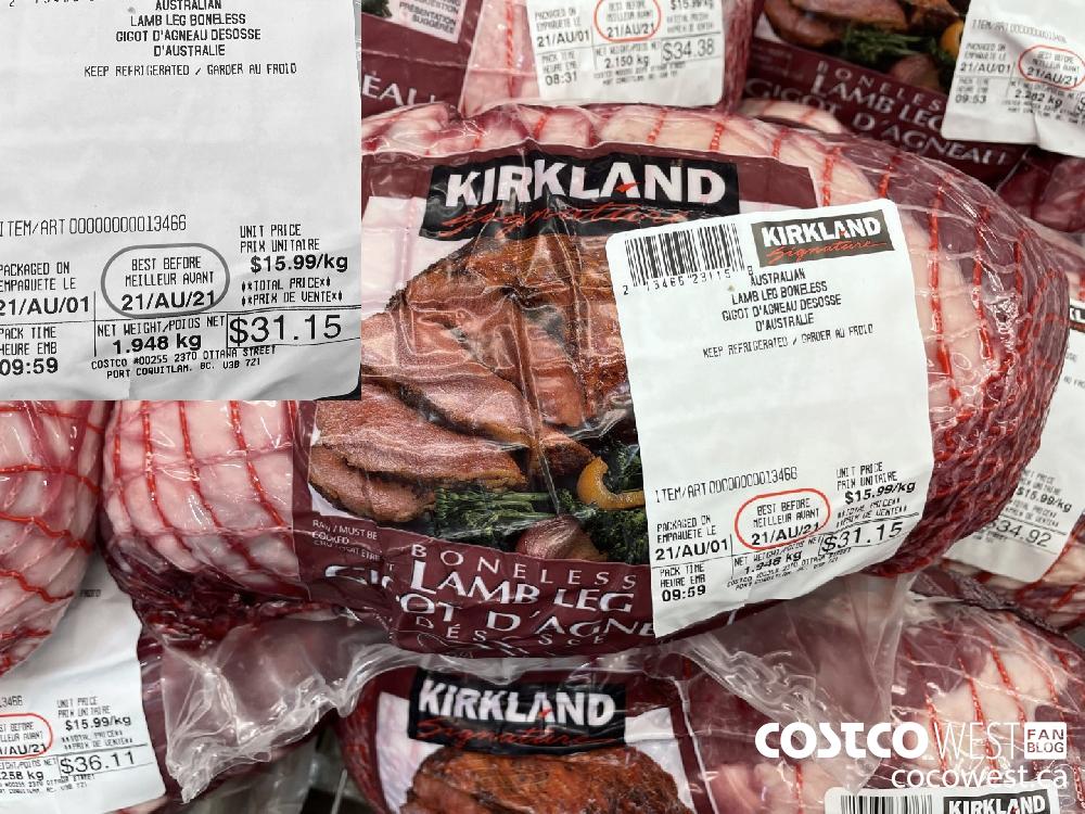 13466 AUSTRALIAN LAMB LEG BONELESS $15.99