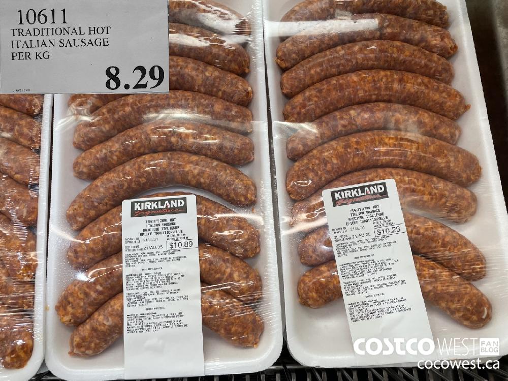 10611 TRADITIONAL HOT ITALIAN SAUSAGE $8.29