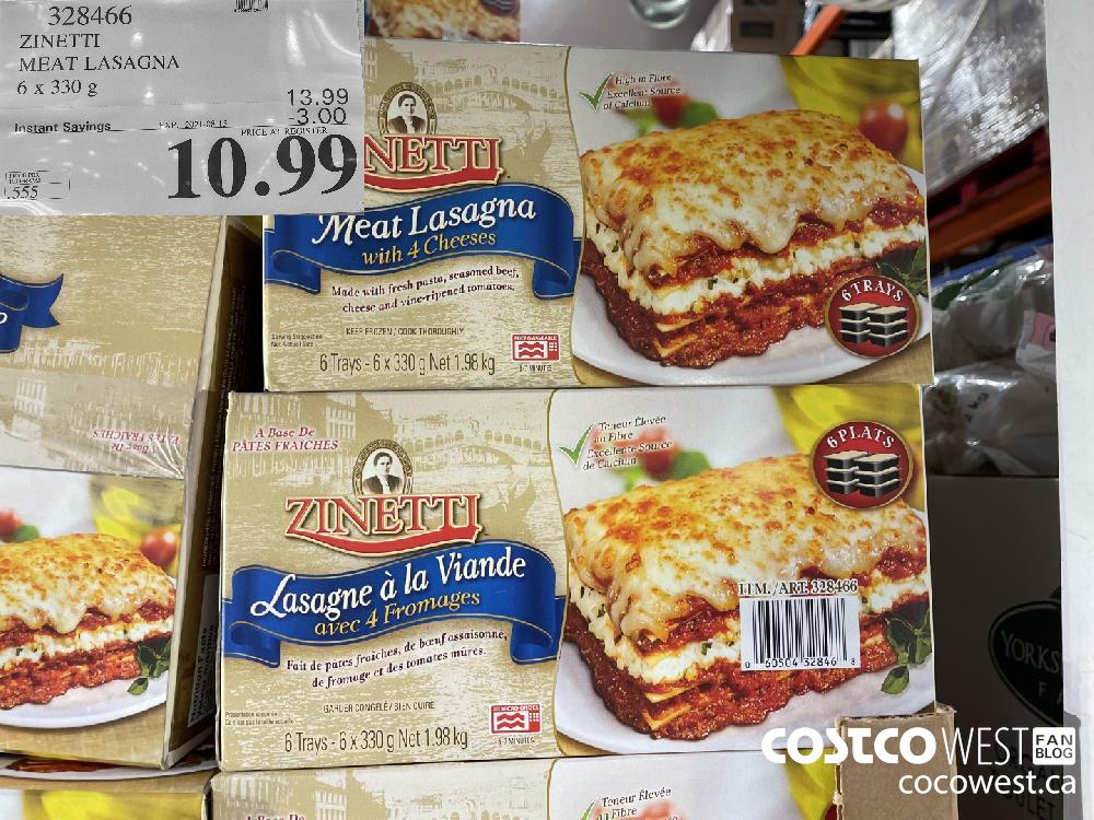 Costco Zinetti Meat Lasagna Review