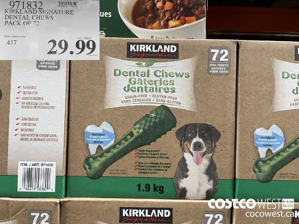 kirkland dental chews recall