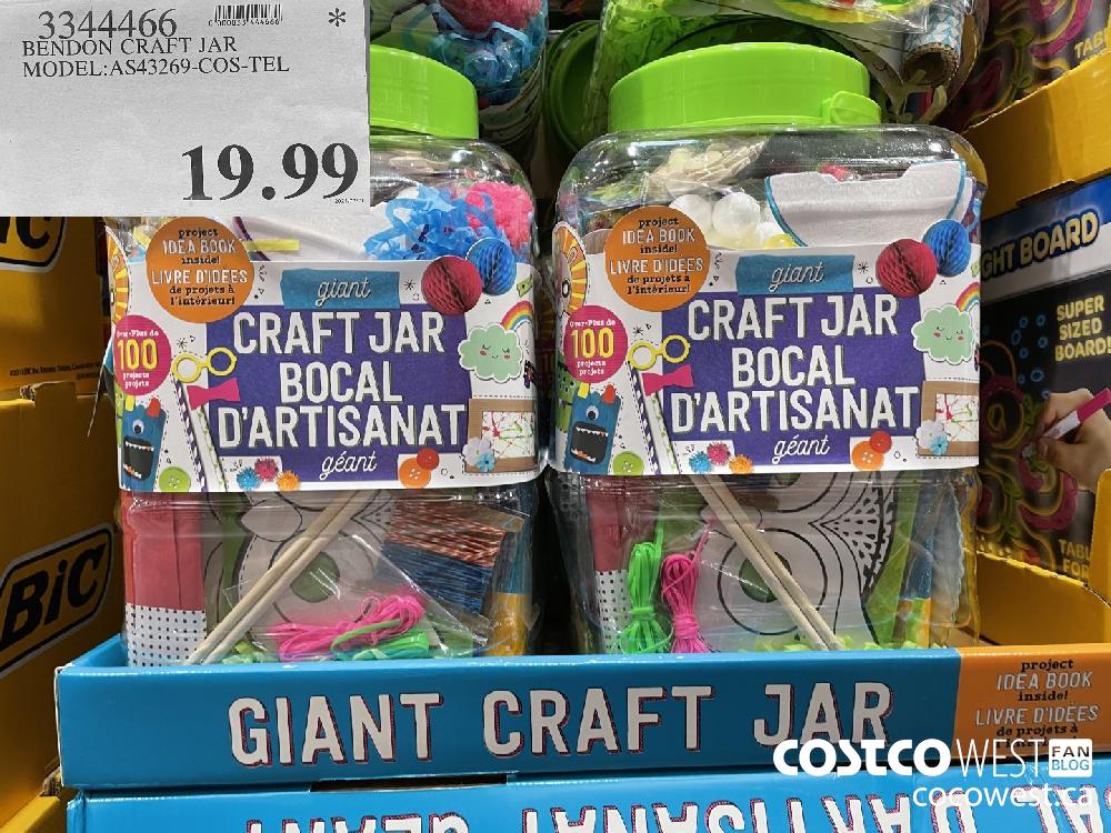 3344466 BENDON CRAFT JAR MODEL:AS43269-COS-TEL $19.99