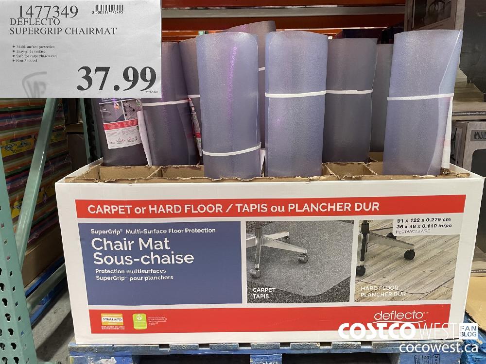 1477349 DEFLECTO SUPERGRIP CHAIRMAT $37.99