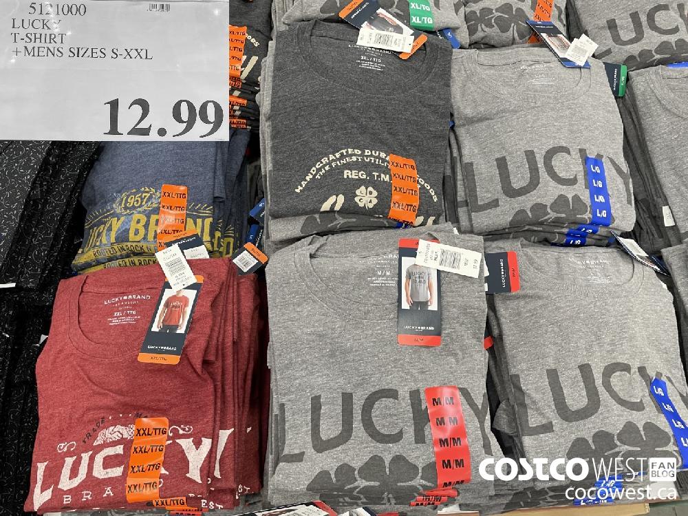 I spotted these 💯% cotton #LuckyBrand t-shirts at my local Costco