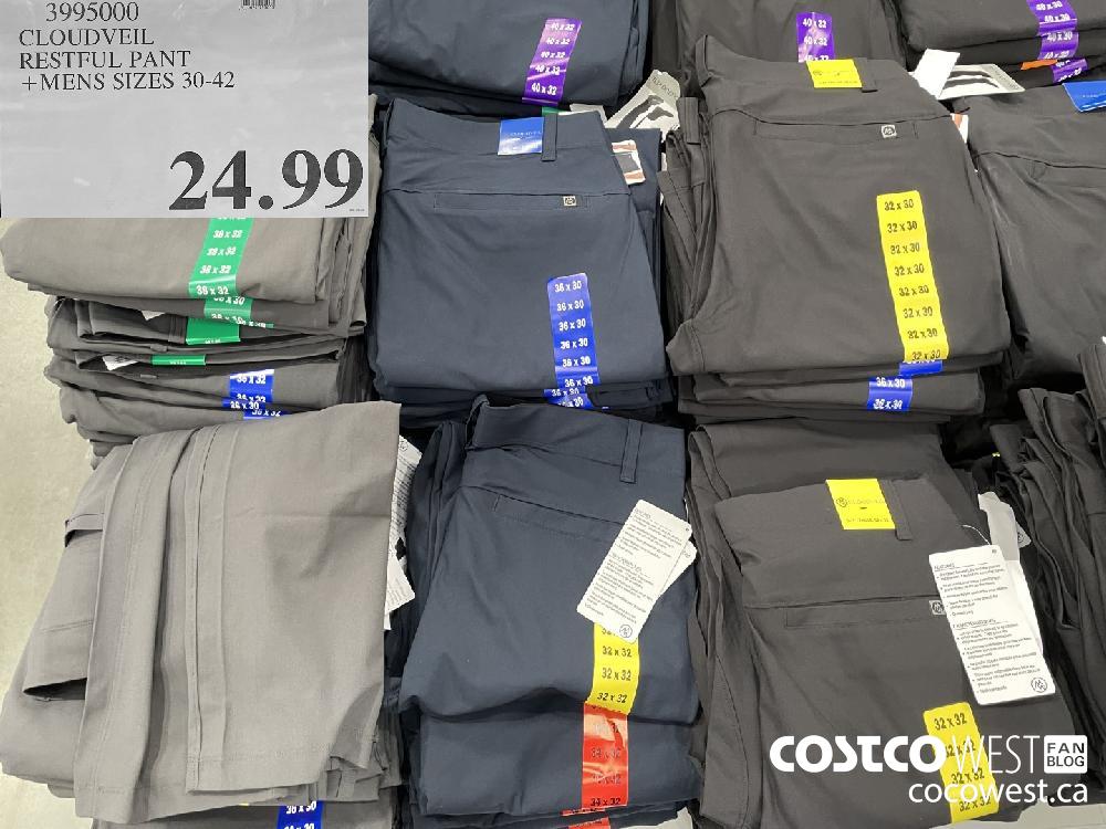 Costco Finds Canada, Mens #CloudVeil walking pants are $6 off through  6/26. These look super comfy! 😍