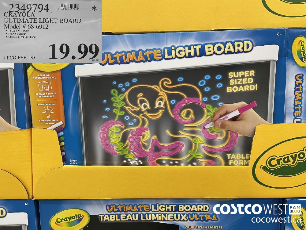 2349794 crayola ultimate light board model 68 6912 19 99 - Costco