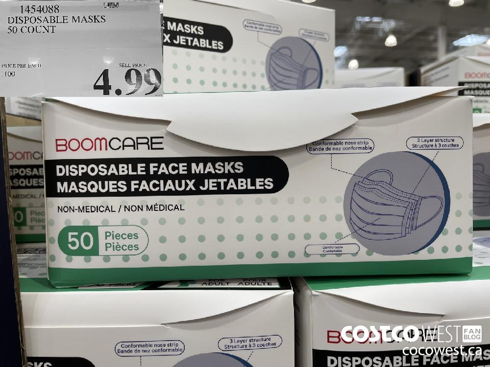 1454088 DISPOSABLE MASKS 50 COUNT $4.99