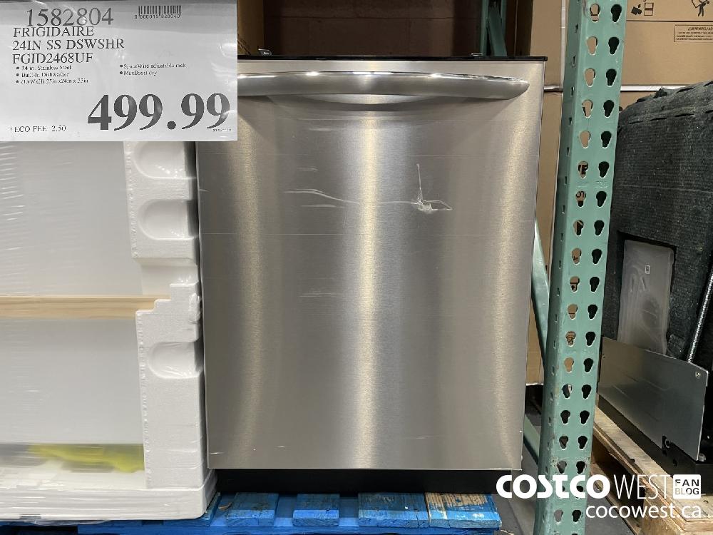 1582804 FRIGIDAIRE 24IN SS DISHWASHER FGID2468UF $499.99