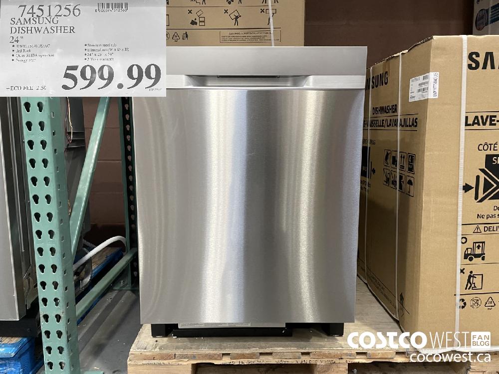 7451256 SAMSUNG DISHWASHER 24" $599.99
