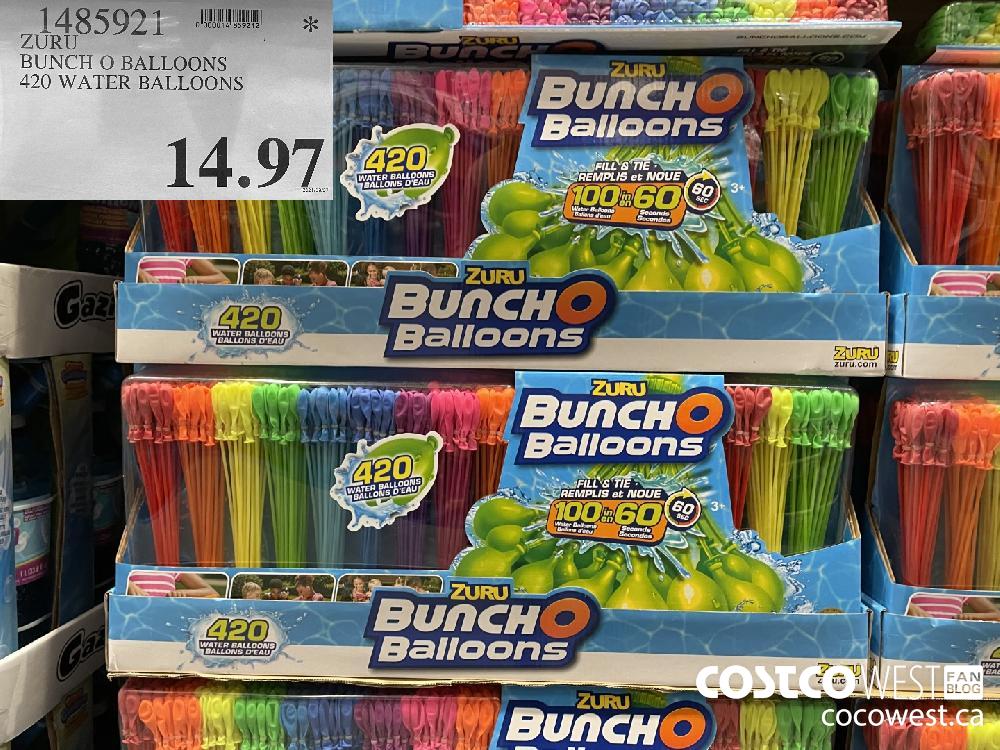 1485921 ZURU BUNCH O BALLOONS 420 WATER BALLOONS $14.97