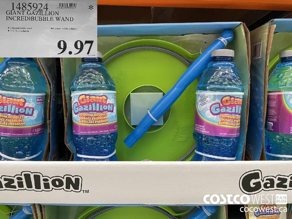 1485924 GIANT GAZILLION INCREDIBUBBLE WAND $9.97