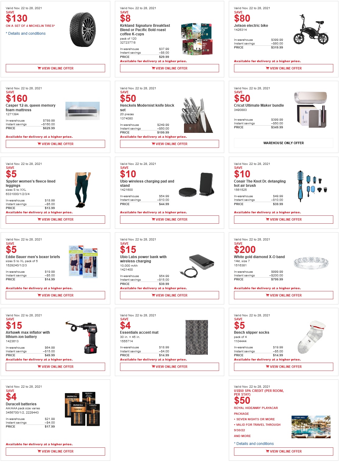 Costco.ca EARLY BLACK FRIDAY SALES - Updated List!!! - Costco West Fan Blog