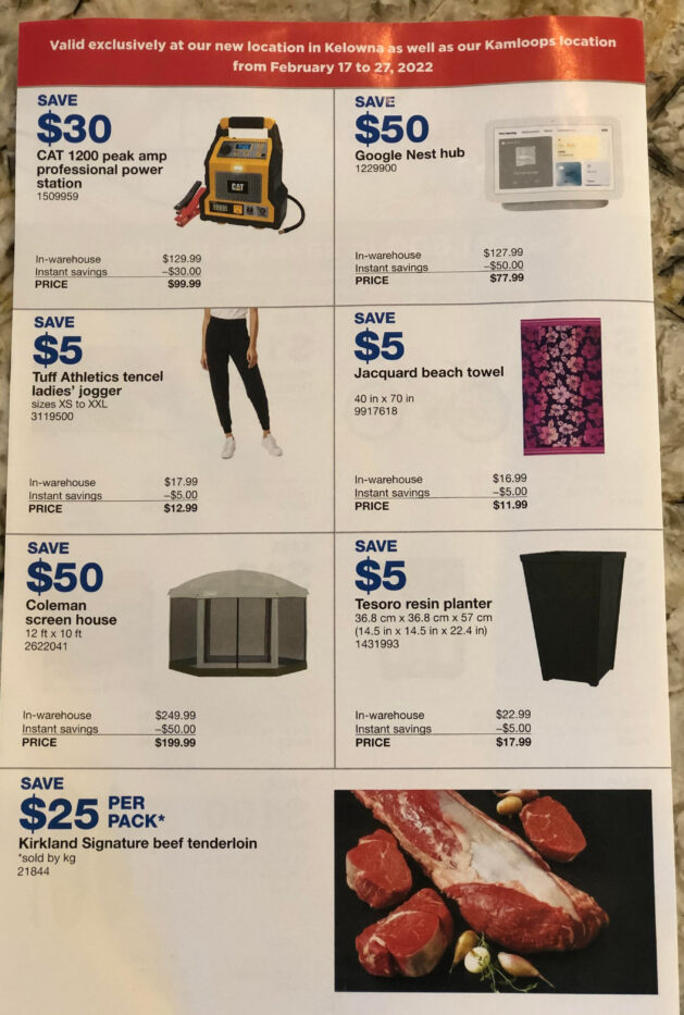 Kelowna Costco Grand Opening Exclusive Flyer & PS5 Available