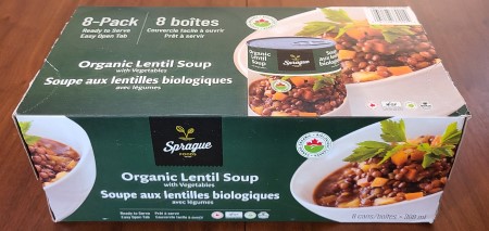 Sprague Lentil & Vegetable Organic Soup - 15 oz