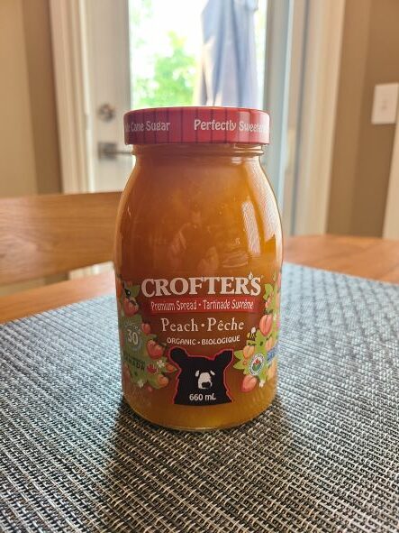 Organic Peach Jam  Crofter's Organic