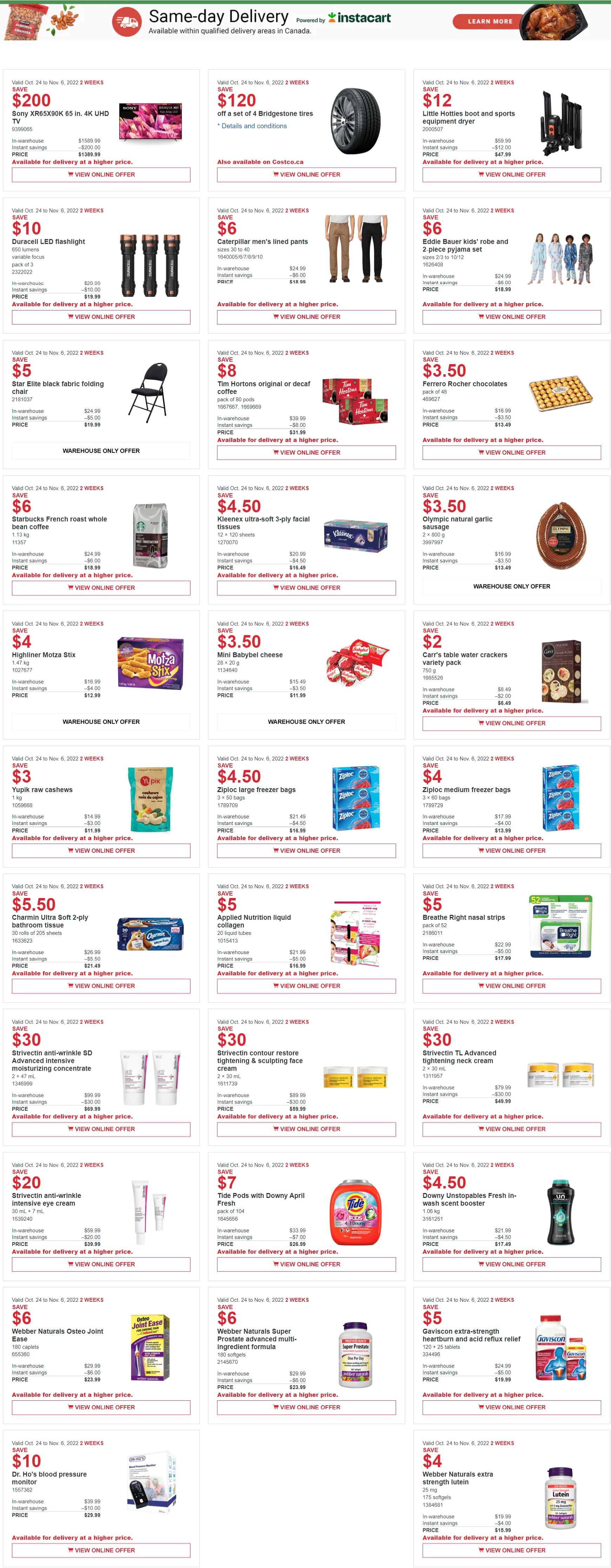 Costco Flyer & Costco Sale Items for Oct 2430, 2022 for BC, AB, MB, SK