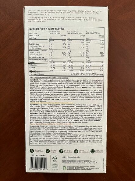 Simply Protein Bars Nutritional Information