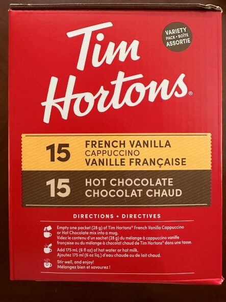 Tim Hortons Cappuccino vanille française - 454 g