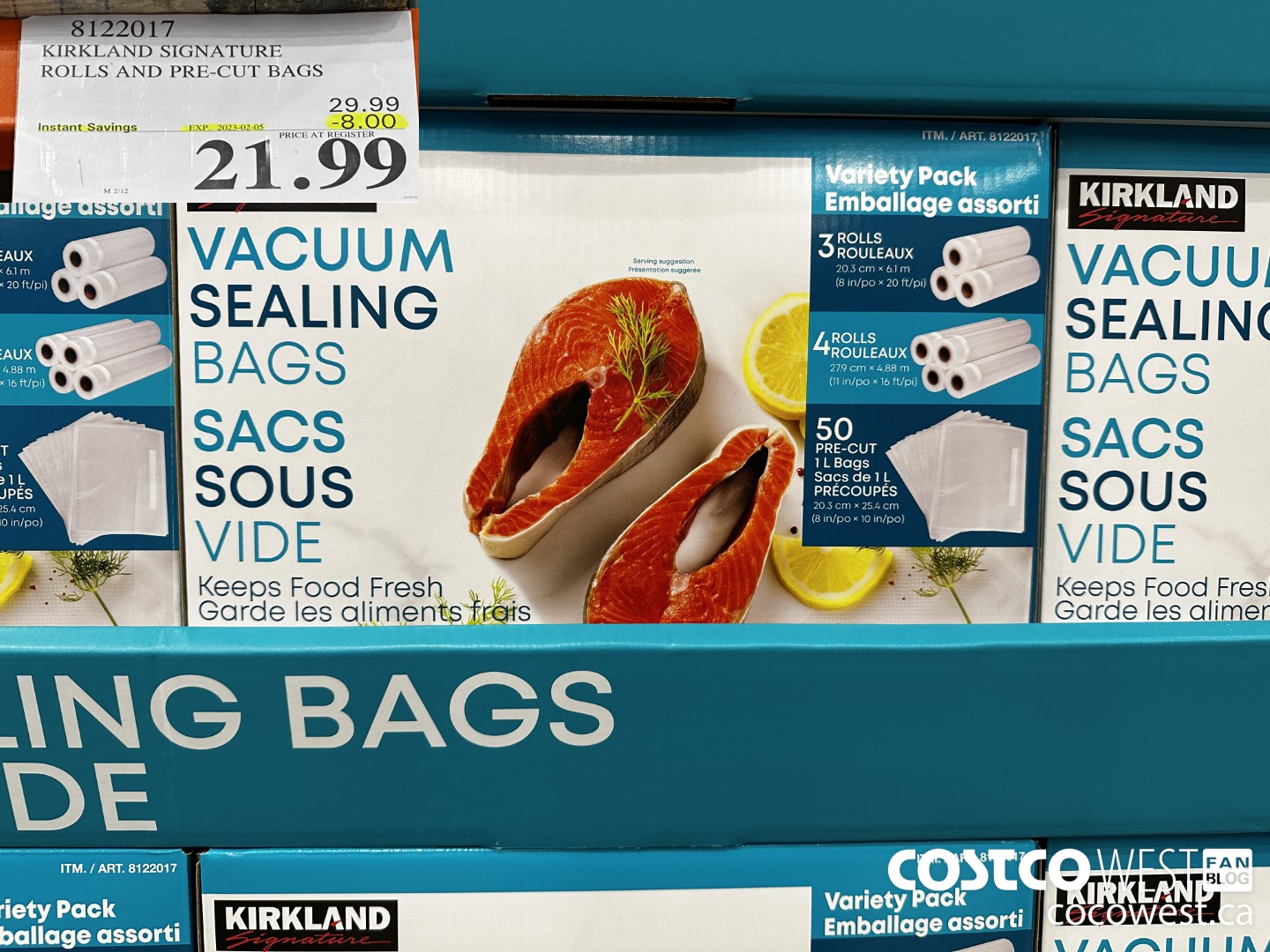 Vacuum Sealer Bags 8x 12x100 Size Vacuum Seal Bags Pre-cut Reusable bags  Food Saver Bags
