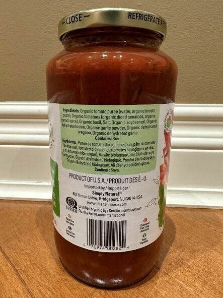 Simply Natural Tomato Basil Pasta Sauce Review Costco West Fan Blog