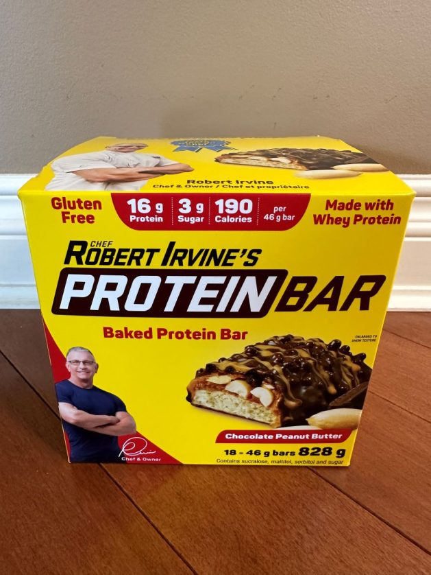 Natalie Reviews Chef Robert Irvine S Baked Chocolate Peanut Butter Protein Bar Costco East