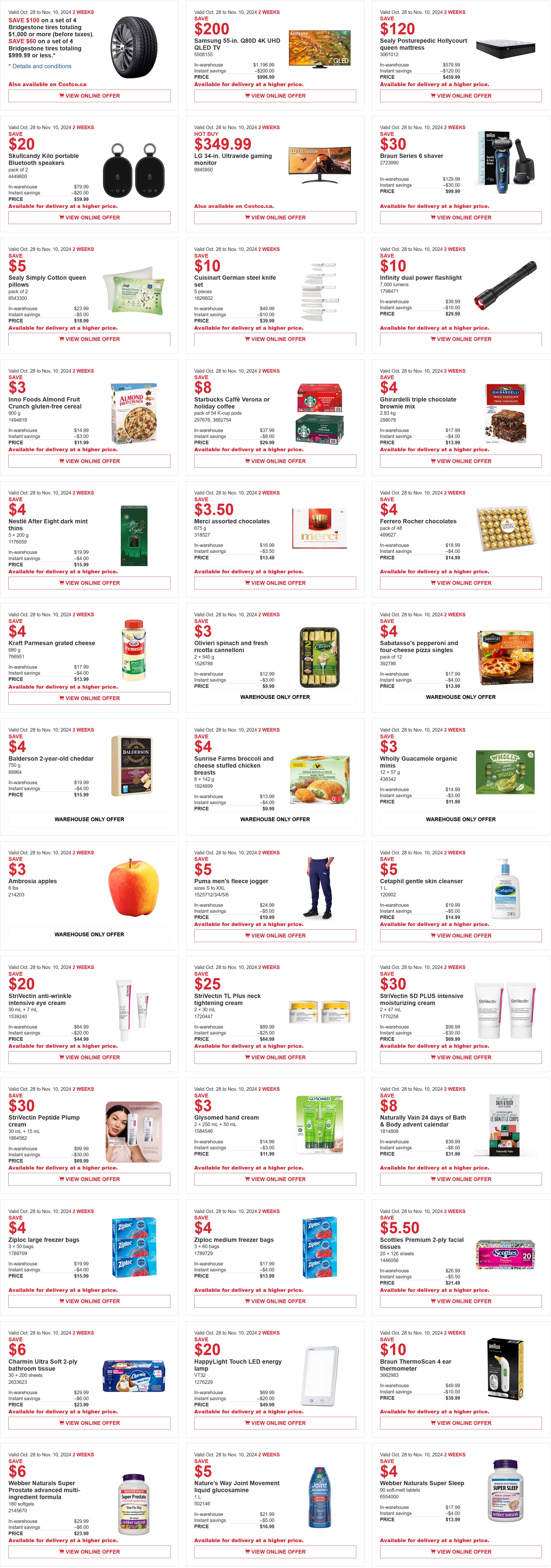 EARLY ACCESS Costco Flyer & Costco Sale Items for Nov 410, 2024 for