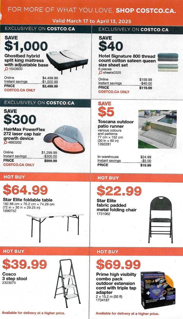 Costco Canada March 2025 Flyer Preview! Costco West Fan Blog